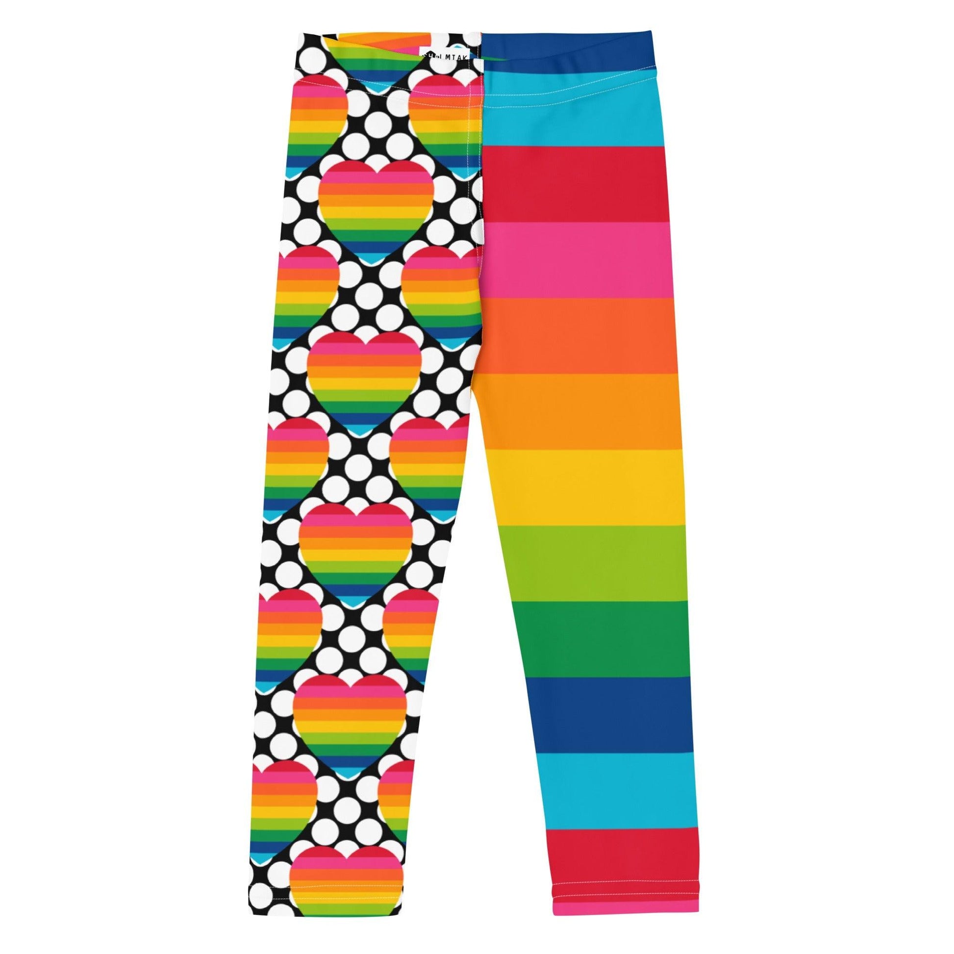 ELLIE LOVE DOT rainbow - Kid's Leggings - SHALMIAK