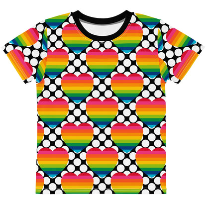 ELLIE LOVE DOT rainbow - Kid's T-shirt - SHALMIAK