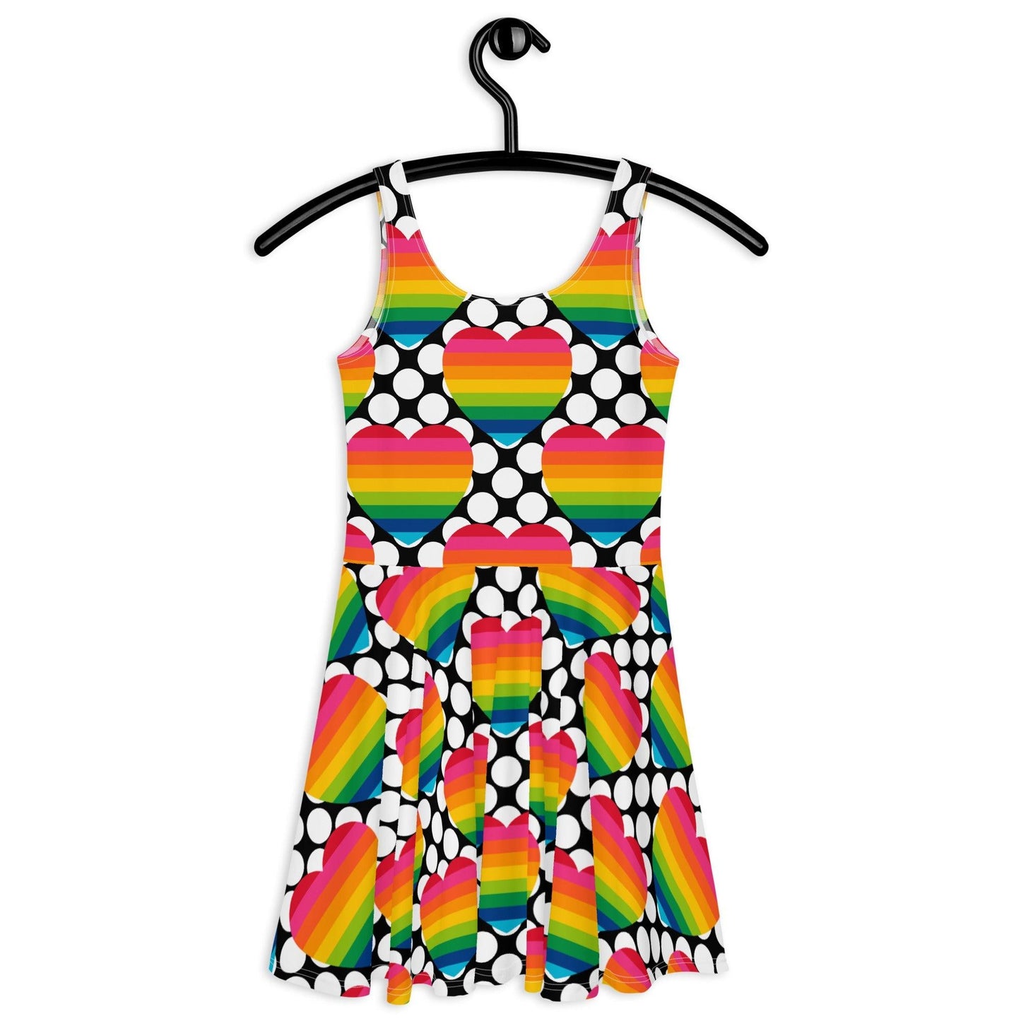 ELLIE LOVE DOT rainbow - Skater Dress - SHALMIAK