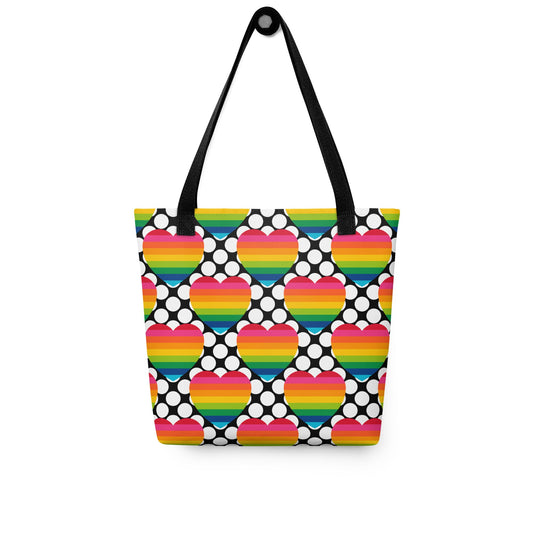 ELLIE LOVE DOT rainbow - Tote bag - SHALMIAK