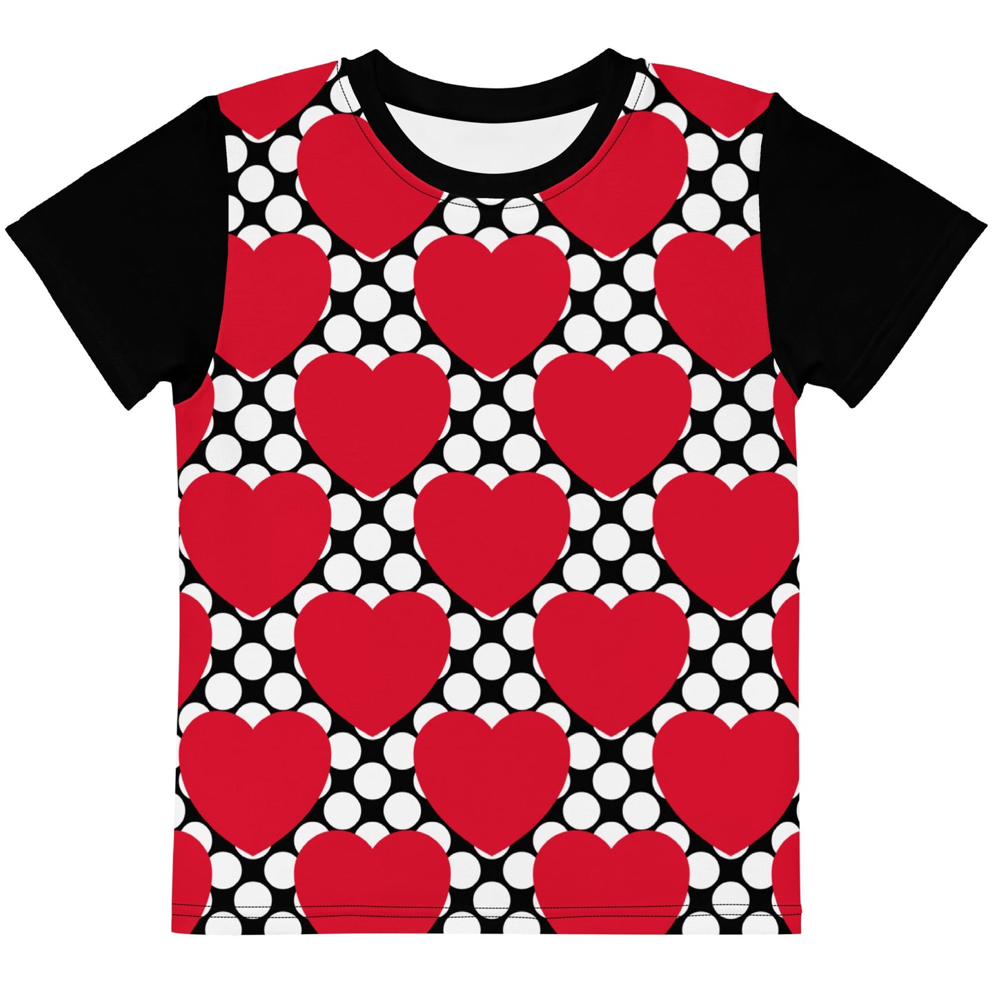 ELLIE LOVE DOT red black - Kid's T-shirt - SHALMIAK