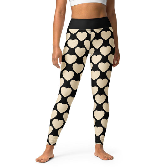 ELLIE LOVE black -2- Yoga Leggings - SHALMIAK