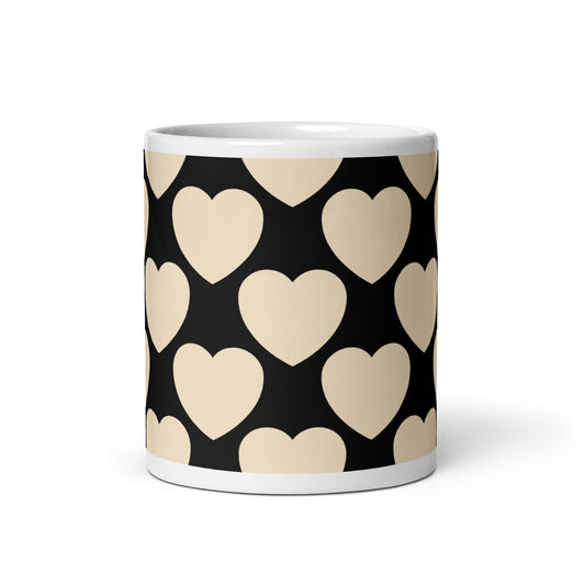 ELLIE LOVE black - Ceramic Mug - SHALMIAK