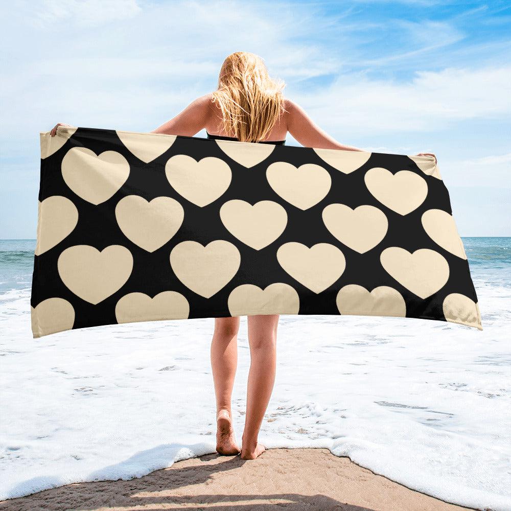 ELLIE LOVE black - Towel - SHALMIAK