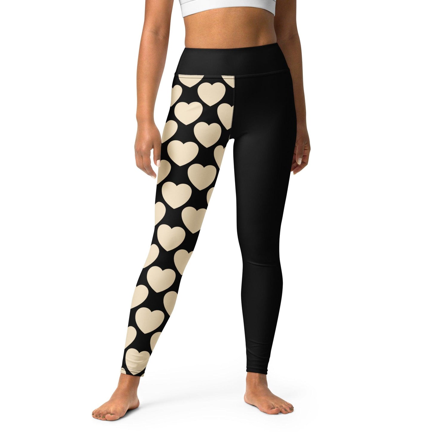 ELLIE LOVE black - Yoga Leggings - SHALMIAK