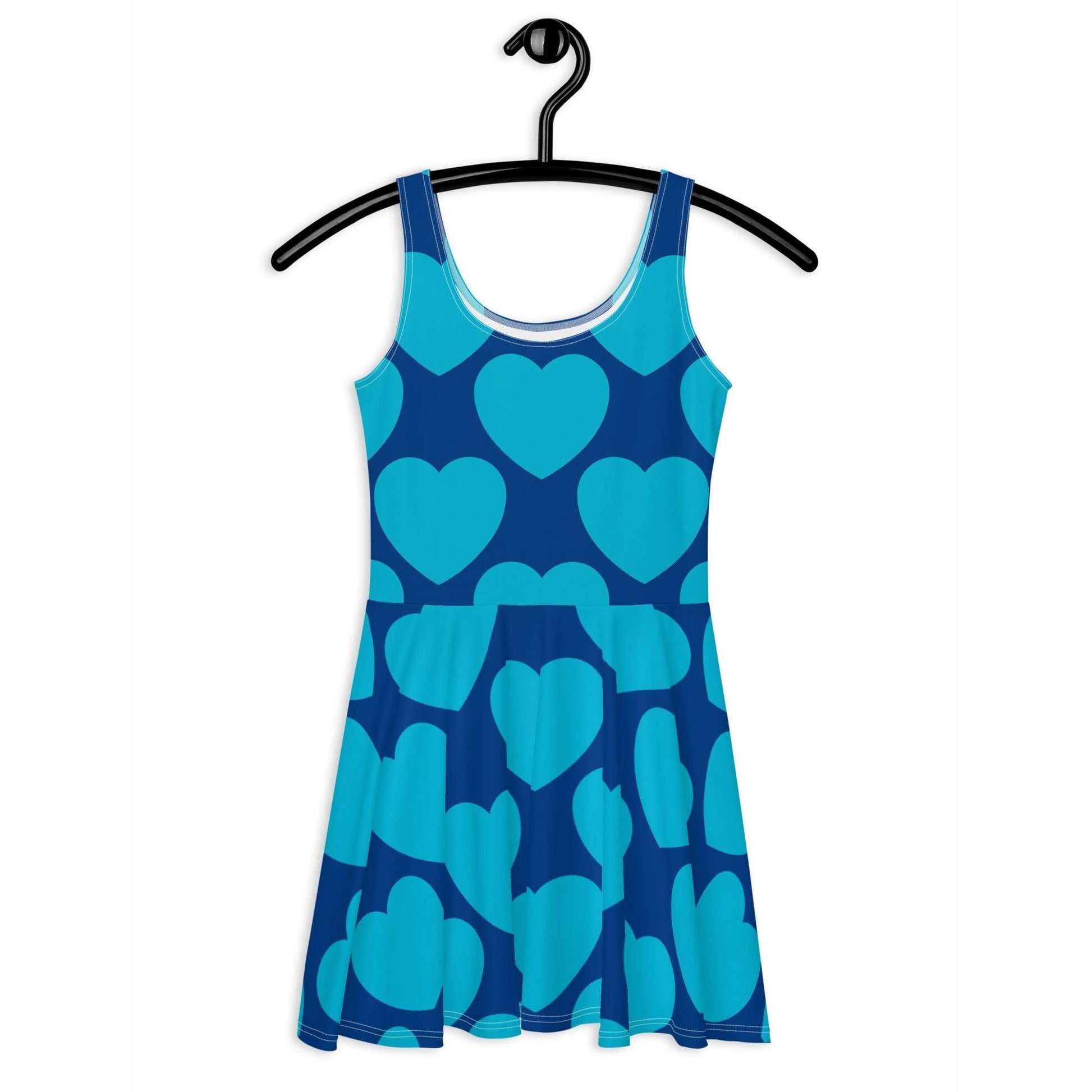 ELLIE LOVE blues - Skater Dress - SHALMIAK