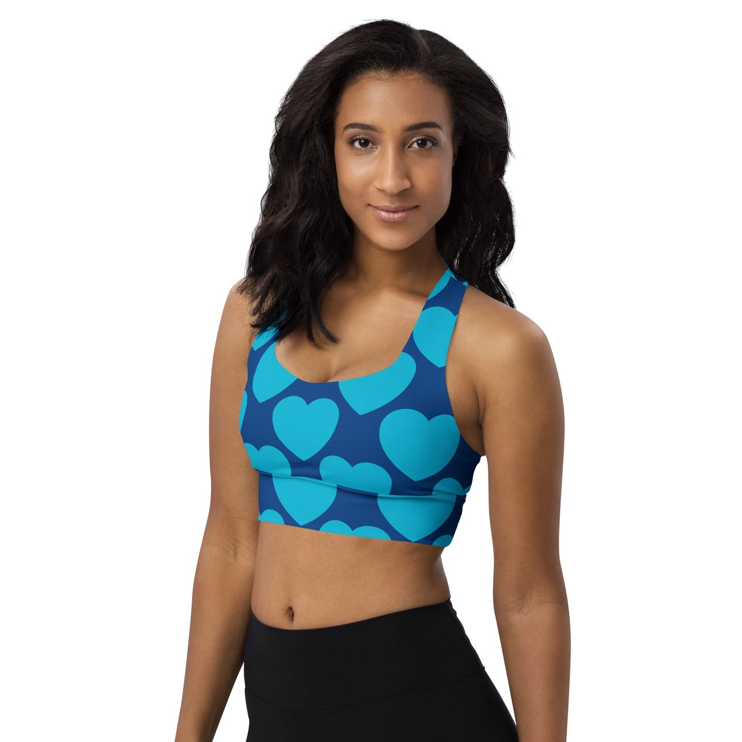 Sports Bra (recycled) - ELLIE LOVE blues - SHALMIAK