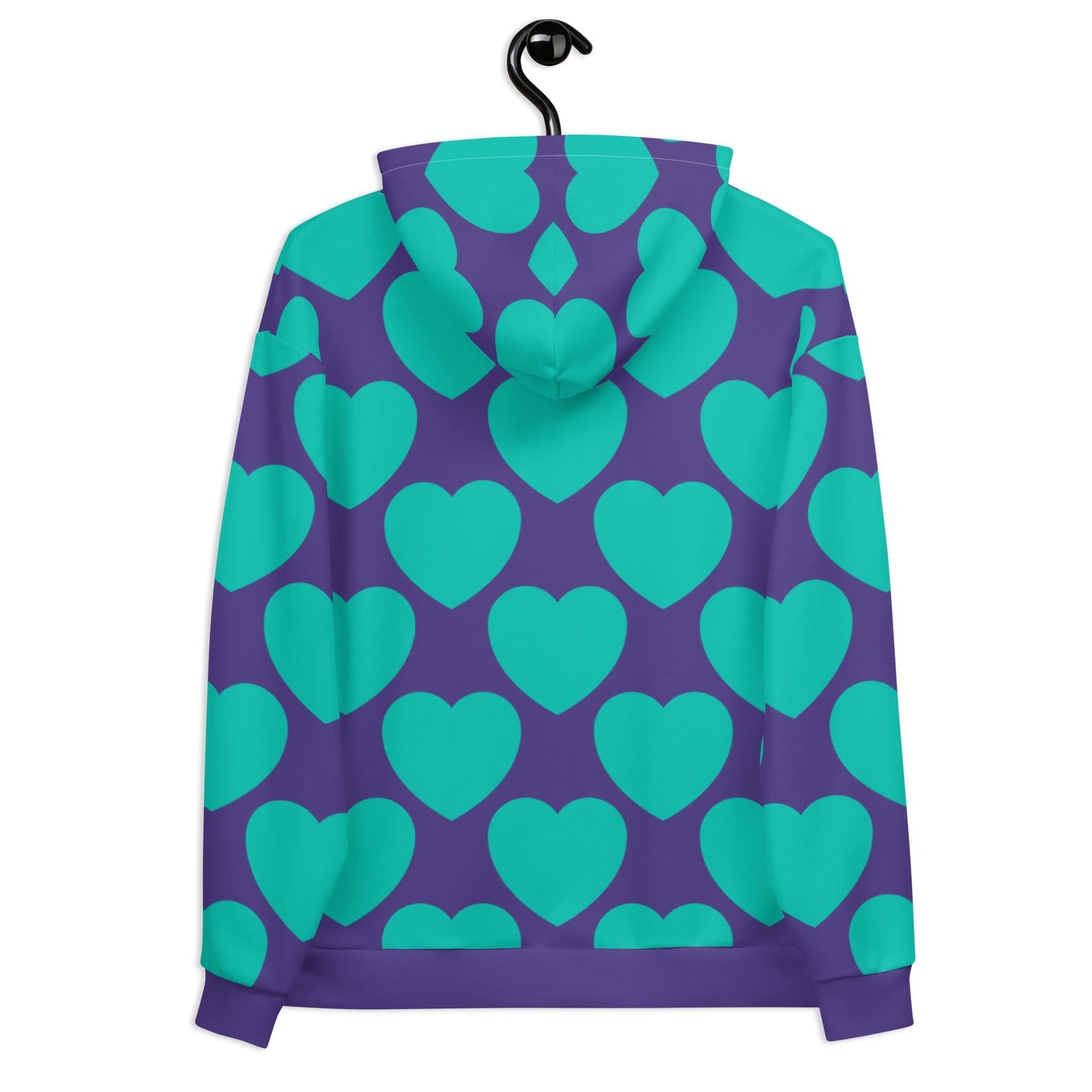 ELLIE LOVE mint purple - Unisex Hoodie (recycled) - SHALMIAK