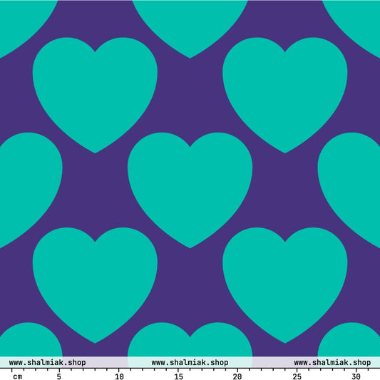 ELLIE LOVE mint purple - SHALMIAK