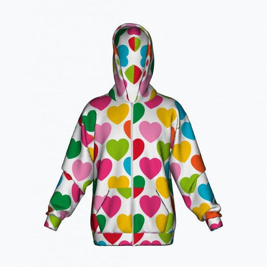 ELLIE LOVE mix - Cotton Zipper Hoodie - SHALMIAK