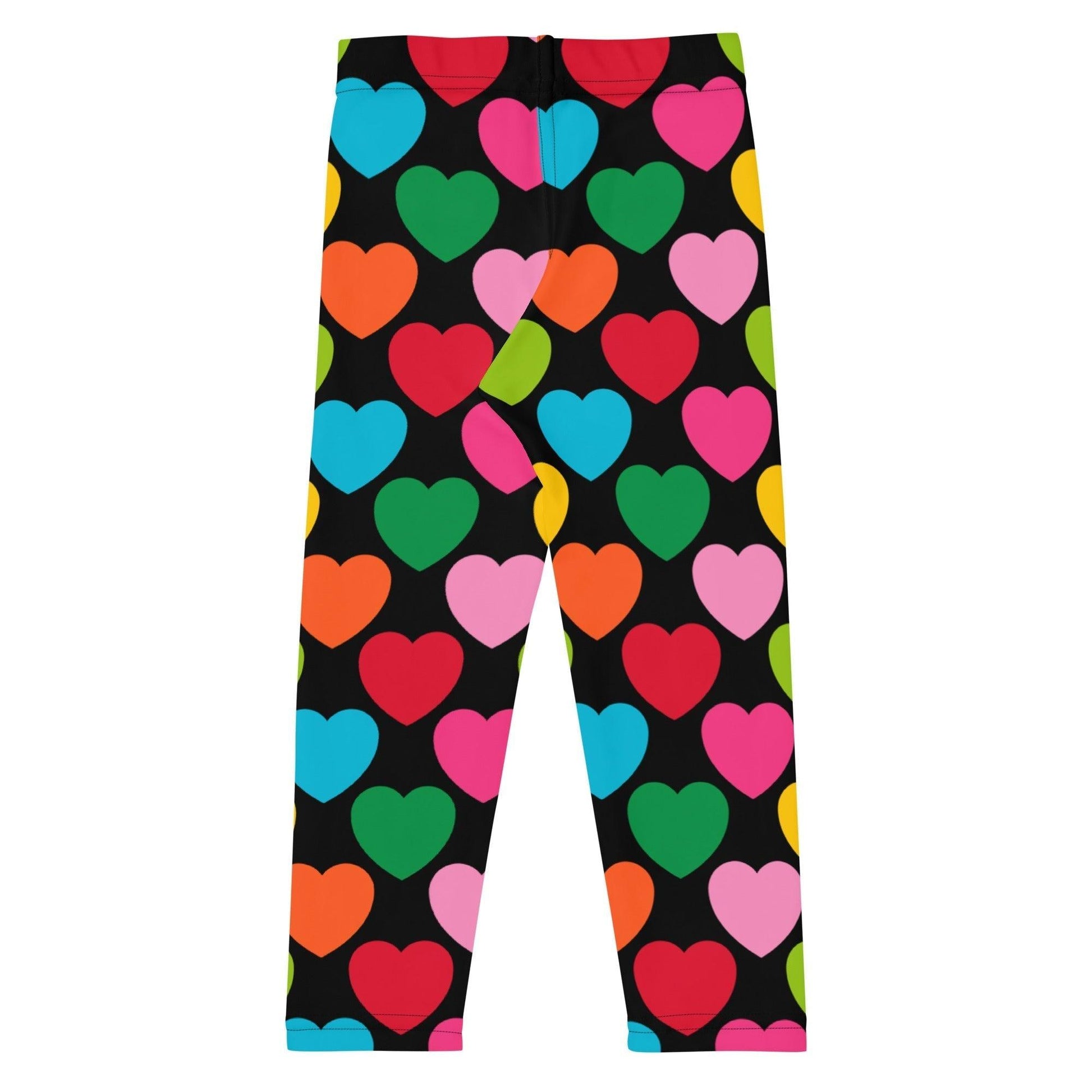 ELLIE LOVE mix black -2- Kid's Leggings - SHALMIAK