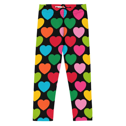 ELLIE LOVE mix black -2- Kid's Leggings - SHALMIAK