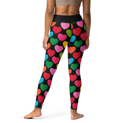 ELLIE LOVE mix black -2- Yoga Leggings - SHALMIAK