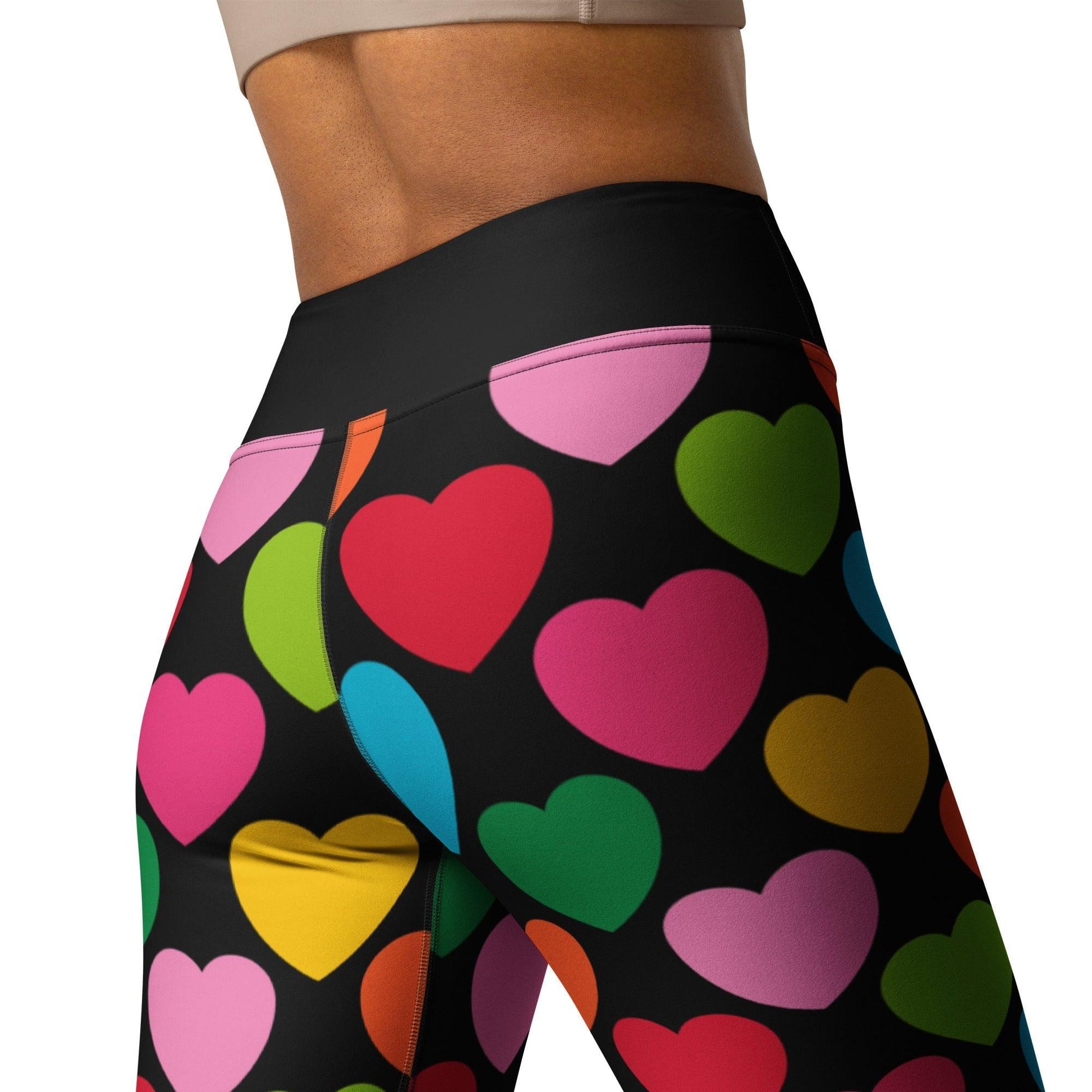 ELLIE LOVE mix black -2- Yoga Leggings - SHALMIAK