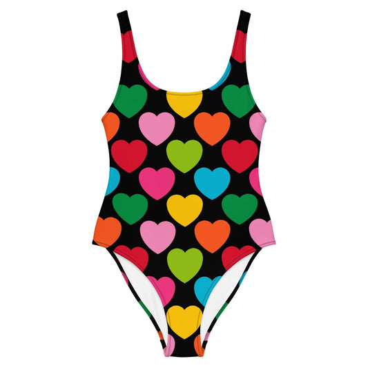 ELLIE LOVE mix black - One-Piece Swimsuit - SHALMIAK