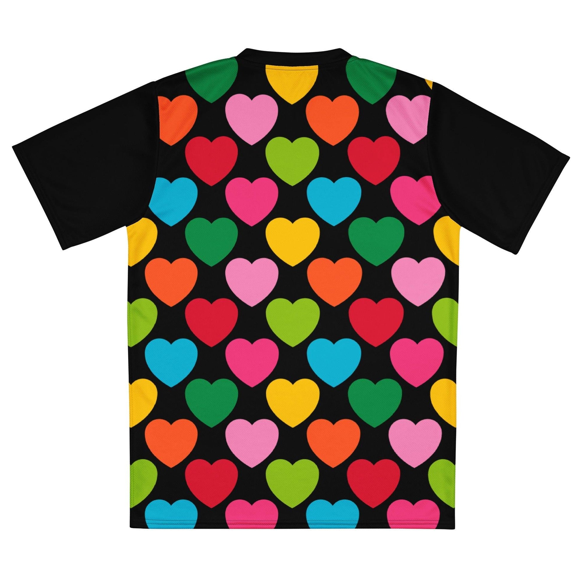 ELLIE LOVE mix black - Recycled unisex sports jersey - SHALMIAK