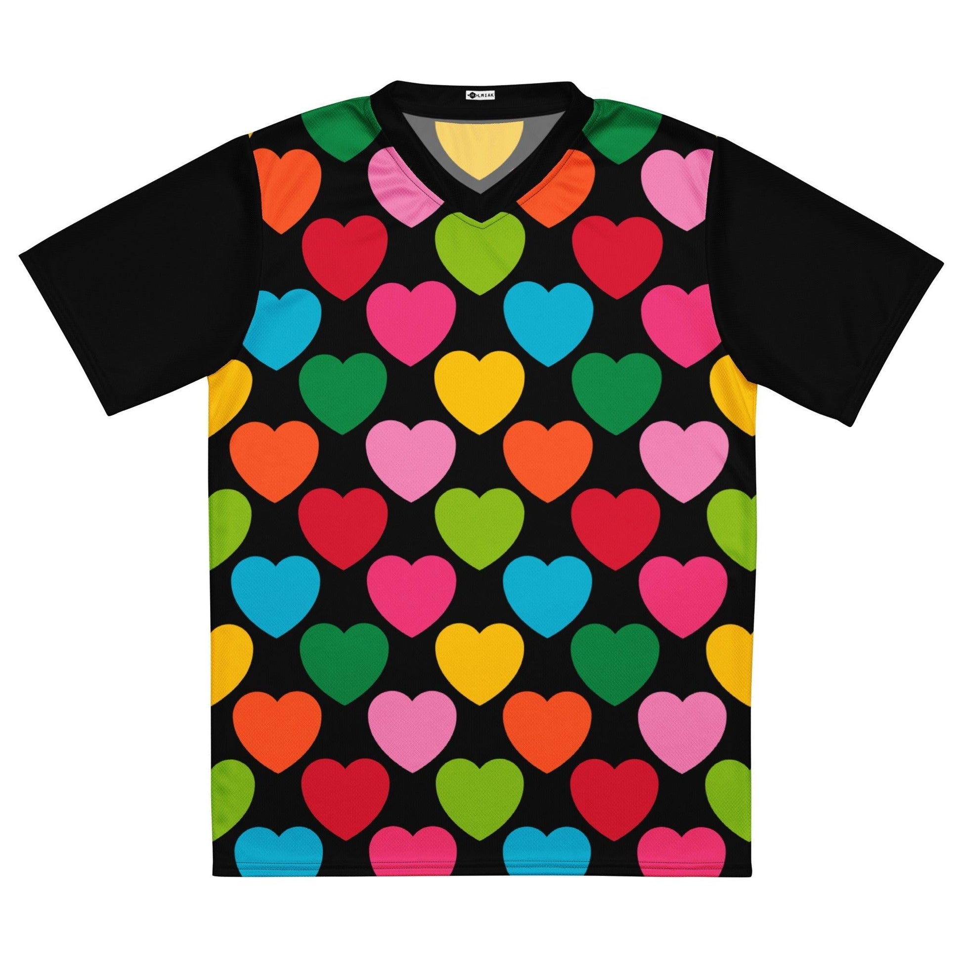 ELLIE LOVE mix black - Recycled unisex sports jersey - SHALMIAK