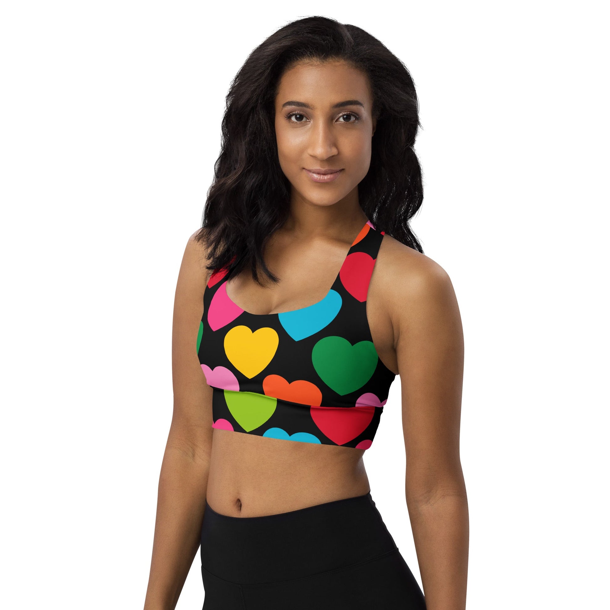 Sports Bra (recycled) - ELLIE LOVE mix black - SHALMIAK