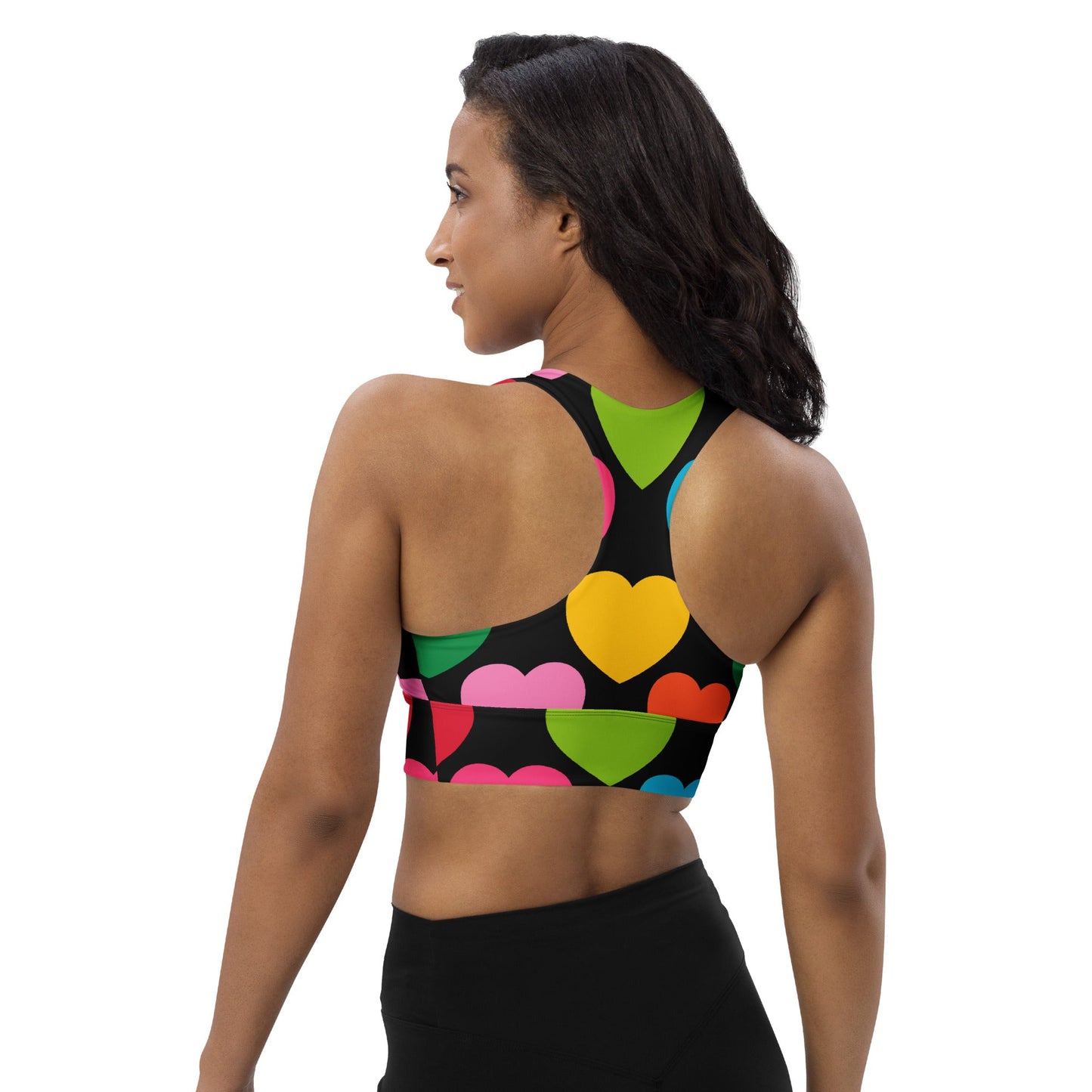 Sports Bra (recycled) - ELLIE LOVE mix black - SHALMIAK