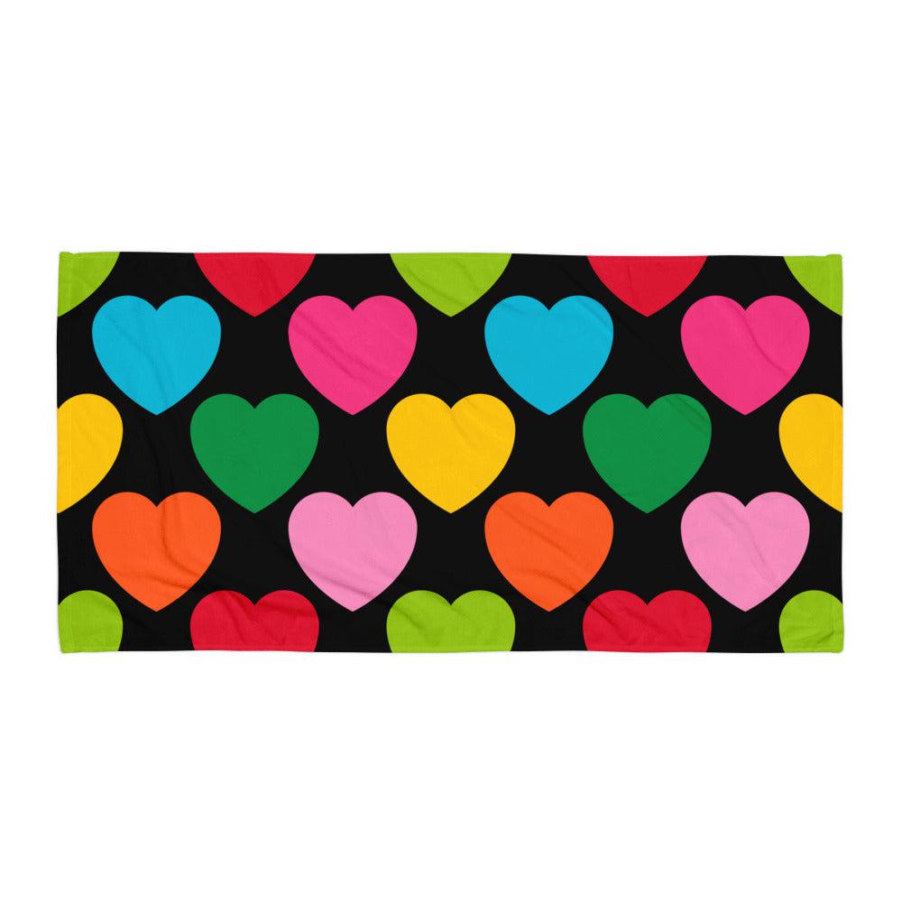 ELLIE LOVE mix black - Towel - SHALMIAK