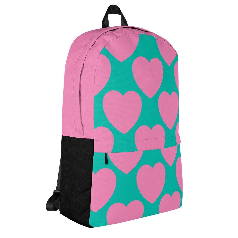 ELLIE LOVE pink mint - Backpack - SHALMIAK