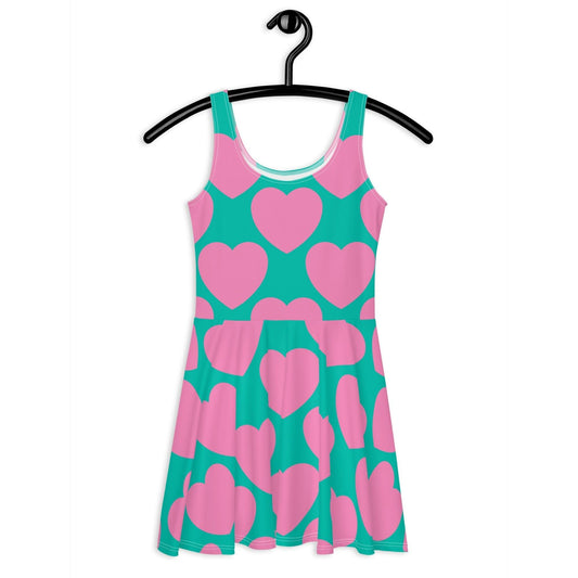 ELLIE LOVE pink mint - Skater Dress - SHALMIAK