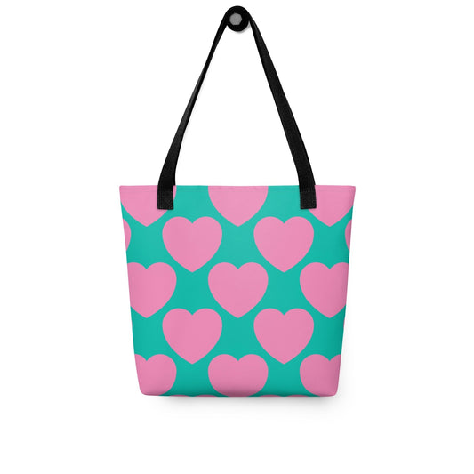 ELLIE LOVE pink mint - Tote bag - SHALMIAK