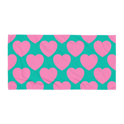 ELLIE LOVE pink mint - Towel - SHALMIAK