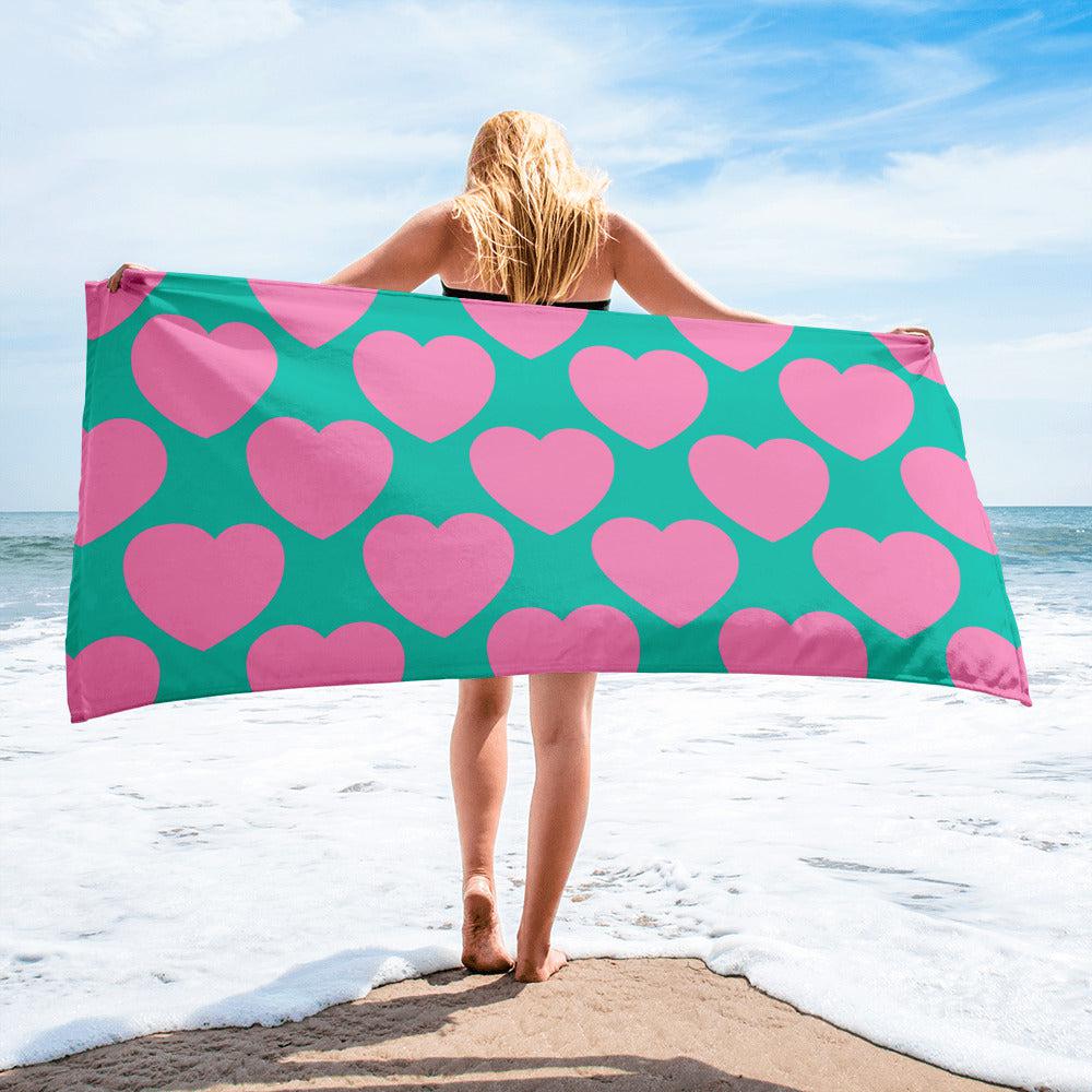 ELLIE LOVE pink mint - Towel - SHALMIAK