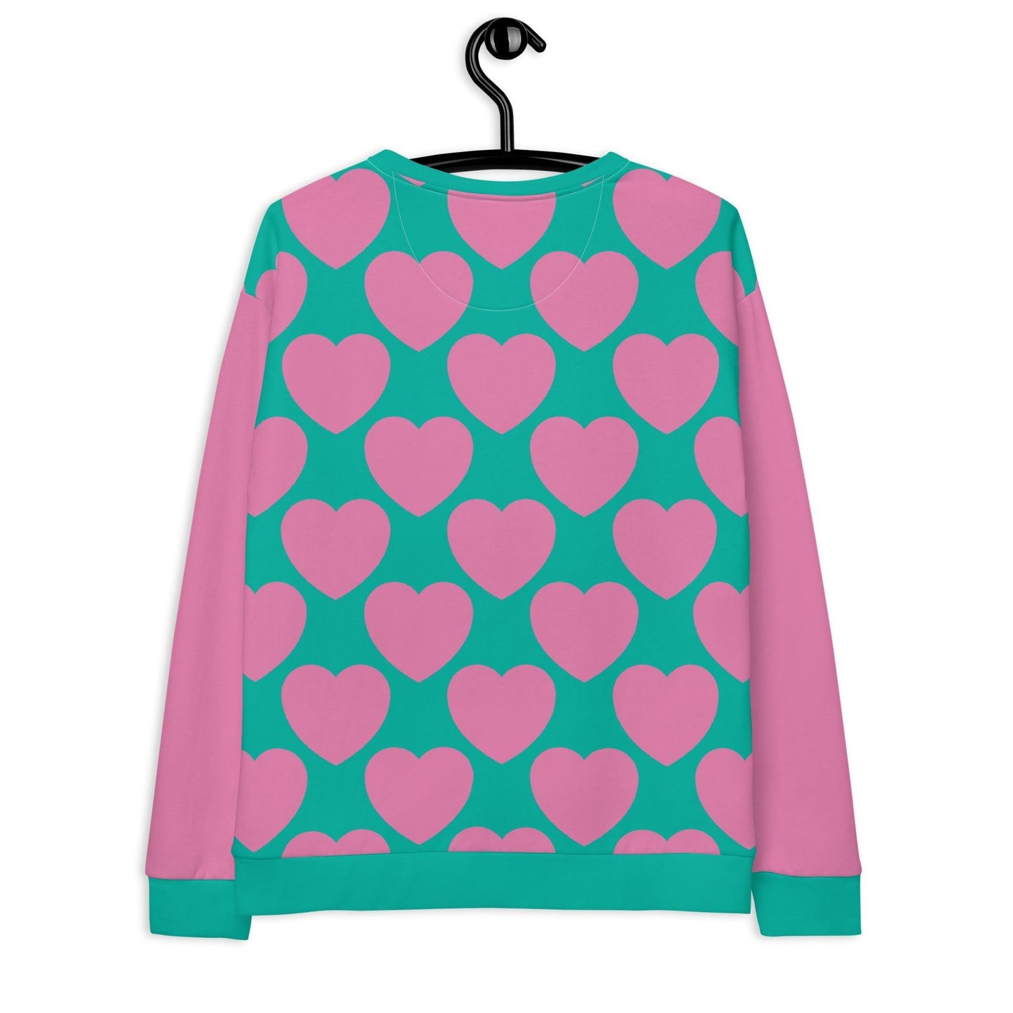 ELLIE LOVE pink mint - Unisex Sweatshirt  (recycled) - SHALMIAK