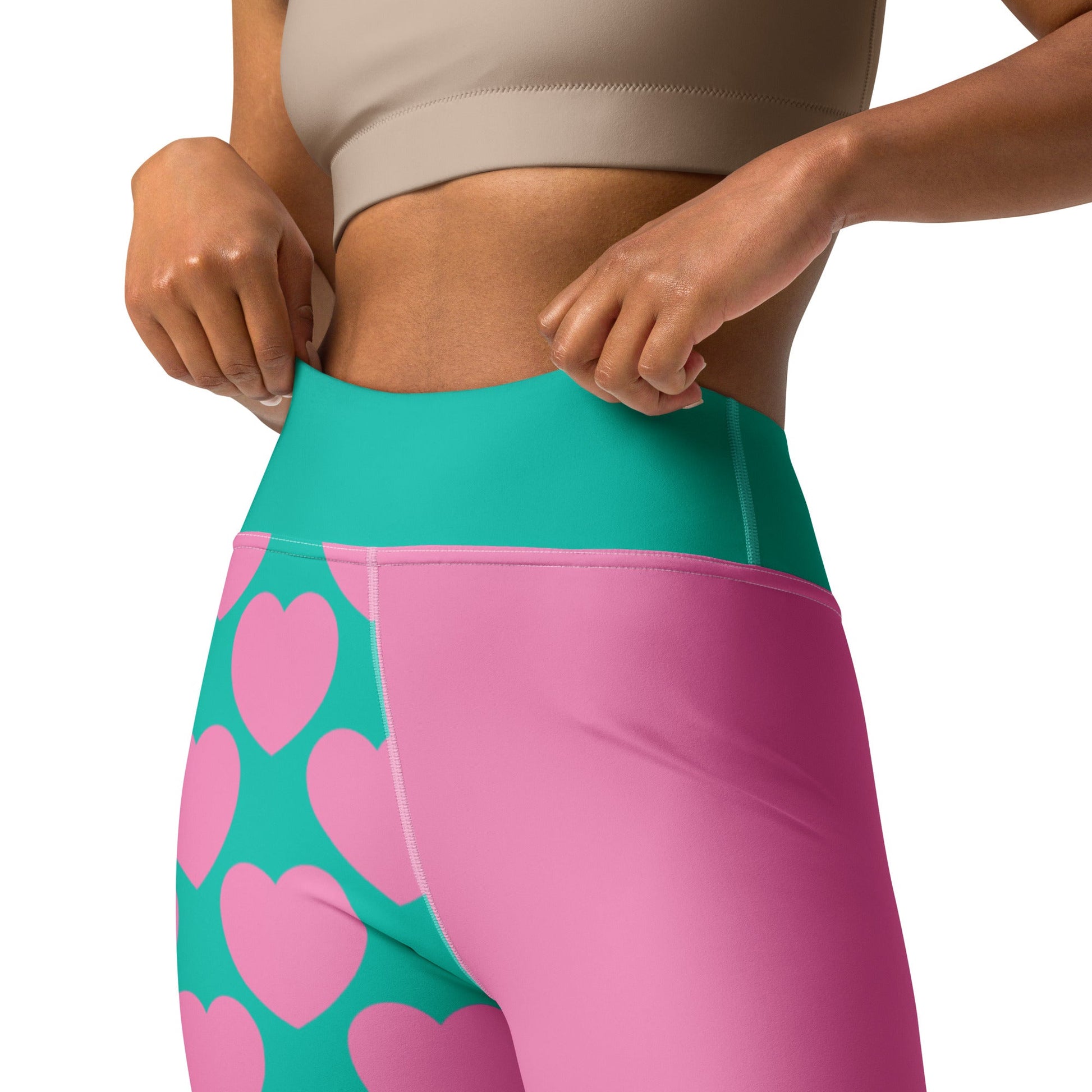 ELLIE LOVE pink mint - Yoga Leggings - SHALMIAK