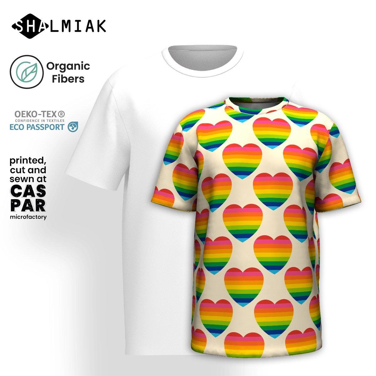 ELLIE LOVE rainbow - T-shirt  (organic cotton) - SHALMIAK