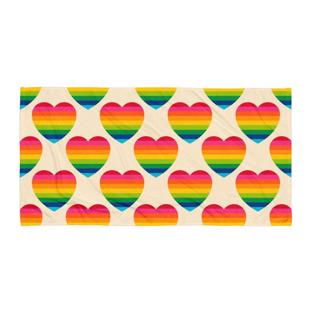 ELLIE LOVE rainbow - Towel - SHALMIAK