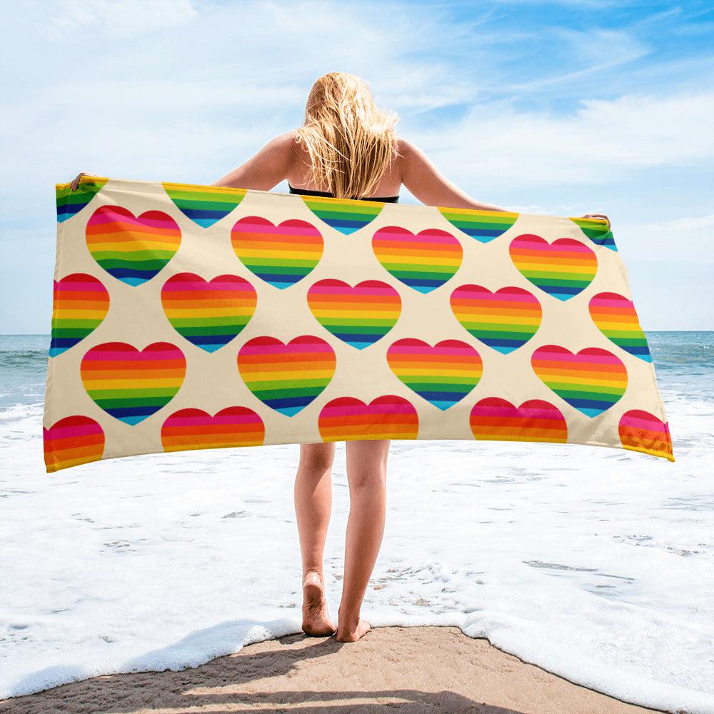 ELLIE LOVE rainbow - Towel - SHALMIAK