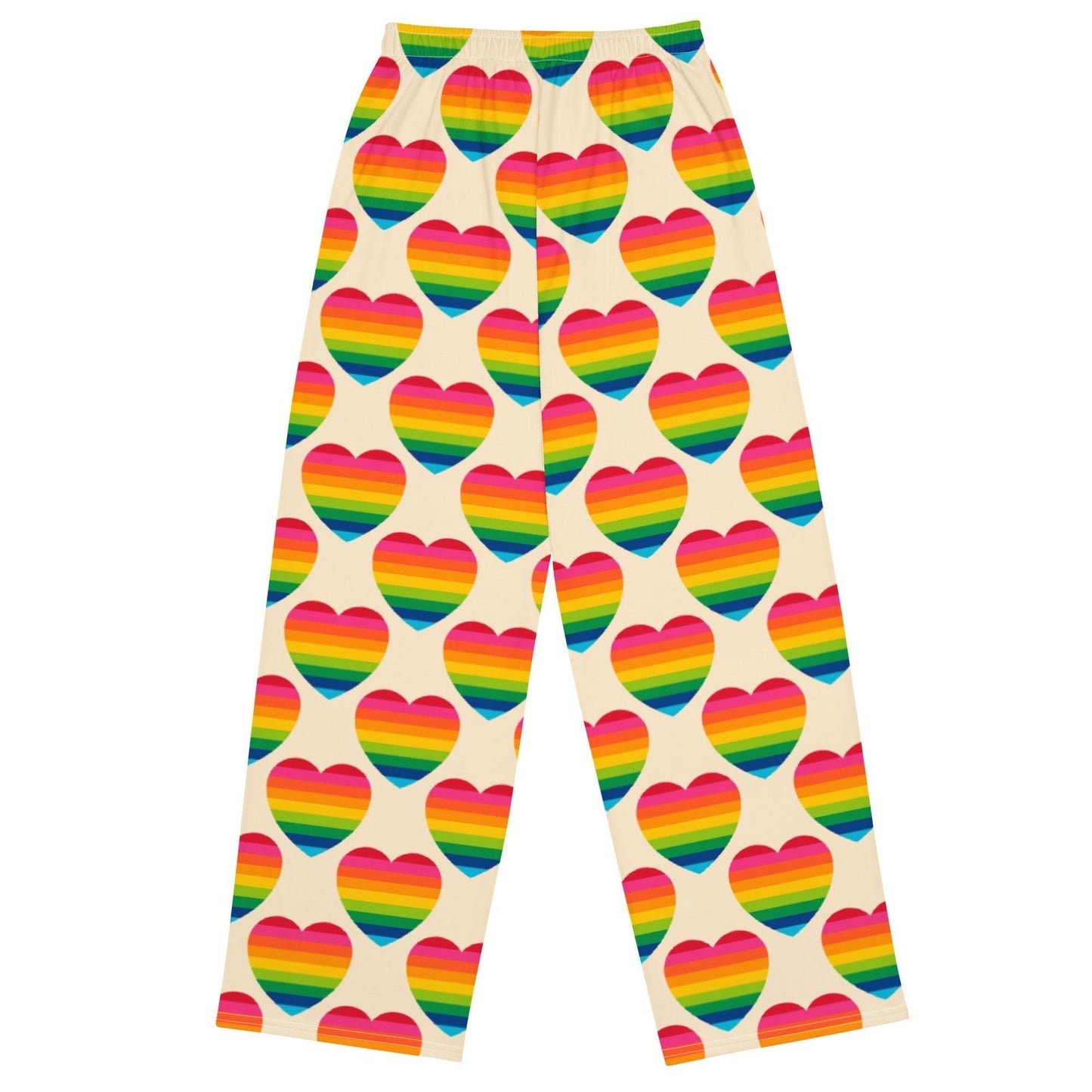 ELLIE LOVE rainbow - Unisex wide-leg pants - SHALMIAK