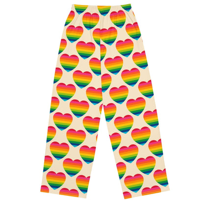 ELLIE LOVE rainbow - Unisex wide-leg pants - SHALMIAK