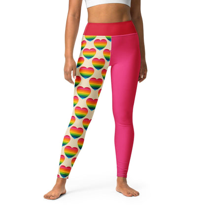 ELLIE LOVE rainbow - Yoga Leggings - SHALMIAK