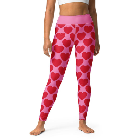 ELLIE LOVE red -2- Yoga Leggings - SHALMIAK