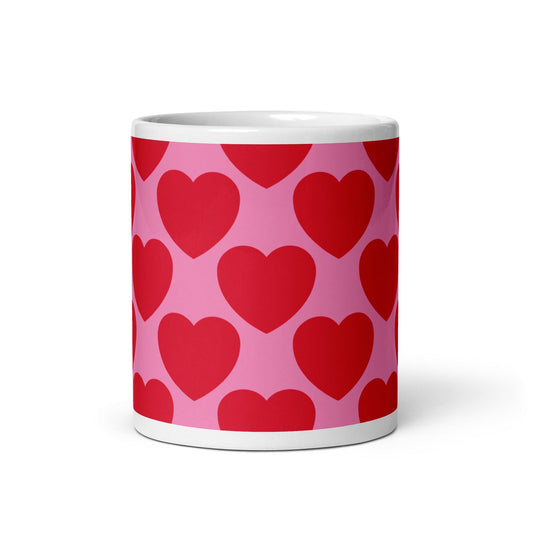 ELLIE LOVE red - Ceramic Mug - SHALMIAK