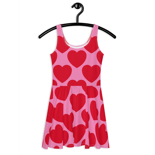 ELLIE LOVE red - Skater Dress - SHALMIAK