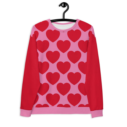 ELLIE LOVE red - Unisex Sweatshirt  (recycled) - SHALMIAK