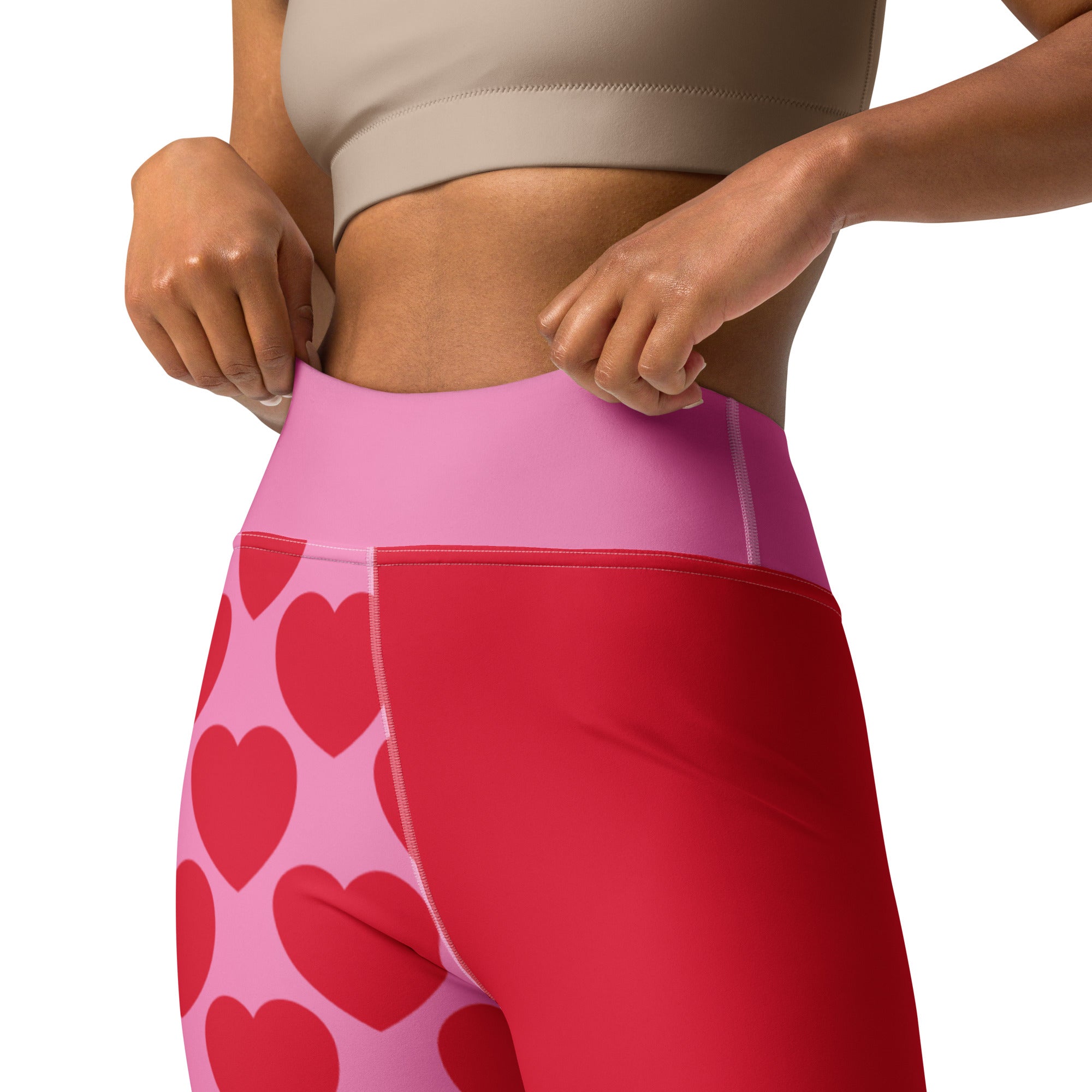 ELLIE LOVE red - Yoga Leggings - SHALMIAK