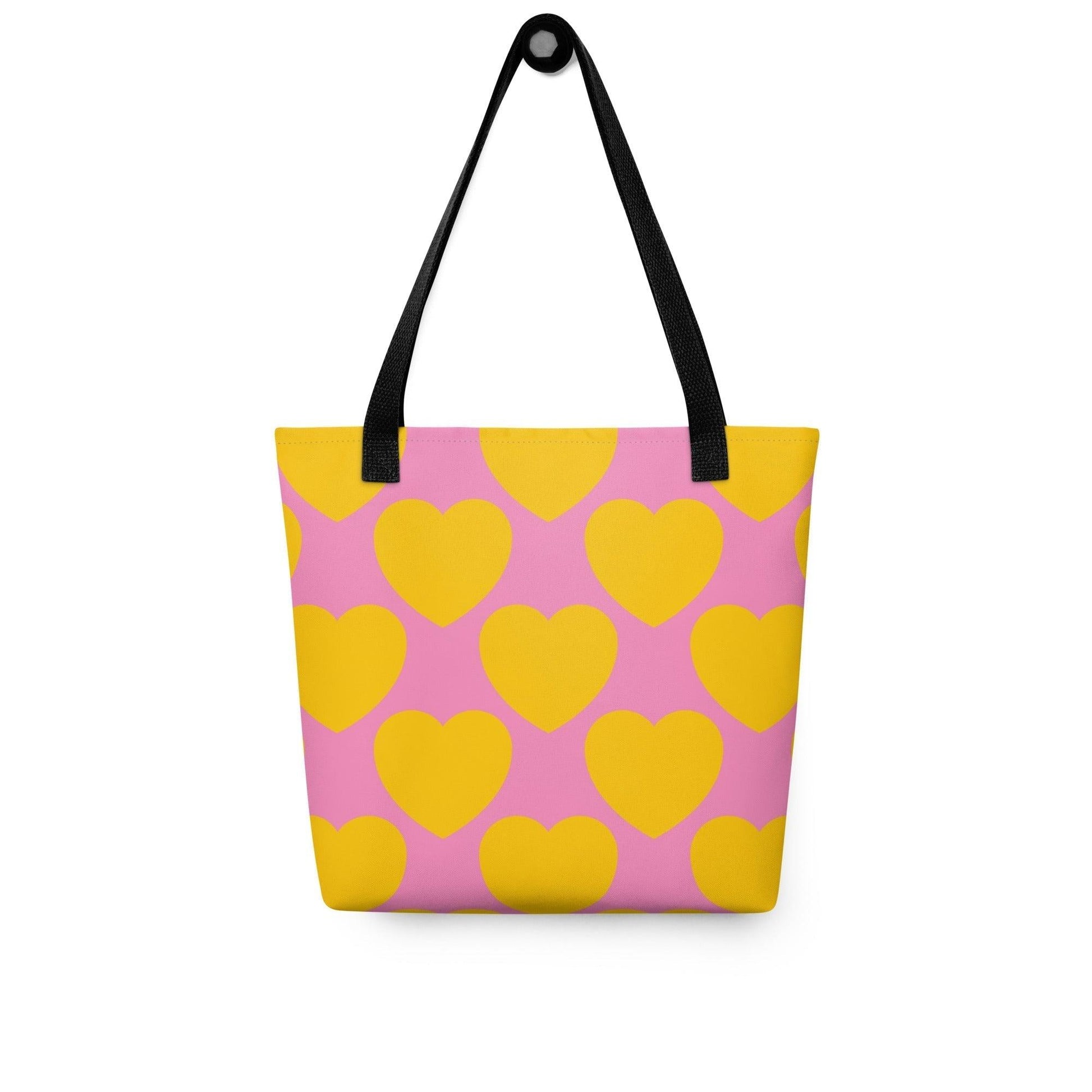 ELLIE LOVE yellow pink - Tote bag - SHALMIAK