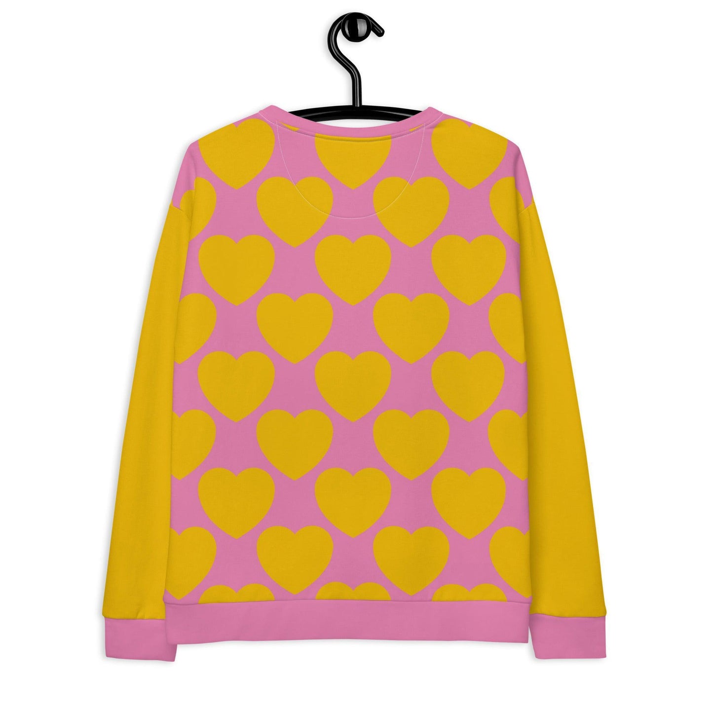 ELLIE LOVE yellow pink - Unisex Sweatshirt  (recycled) - SHALMIAK