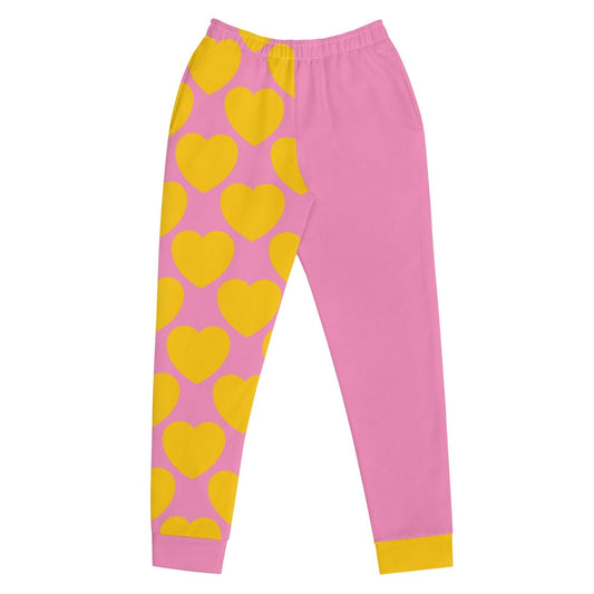 ELLIE LOVE yellow pink - Women's Sweatpants - SHALMIAK