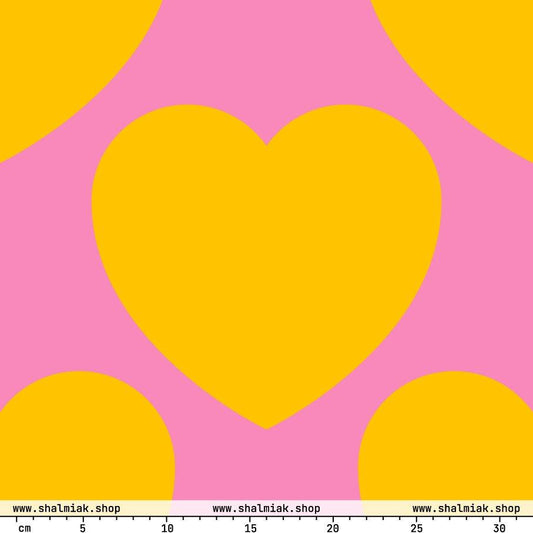 ELLIE LOVE yellow pink XL - SHALMIAK