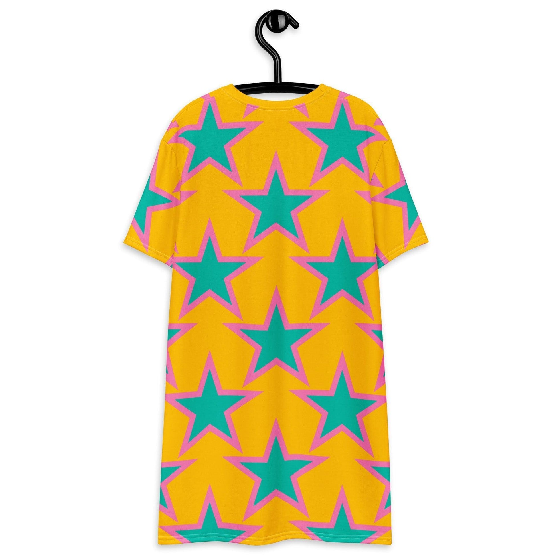 ELLIE STAR yellow - T-shirt dress - SHALMIAK