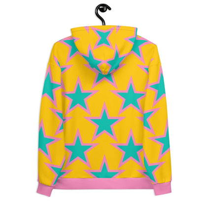 ELLIE STAR yellow - Unisex Hoodie (recycled) - SHALMIAK