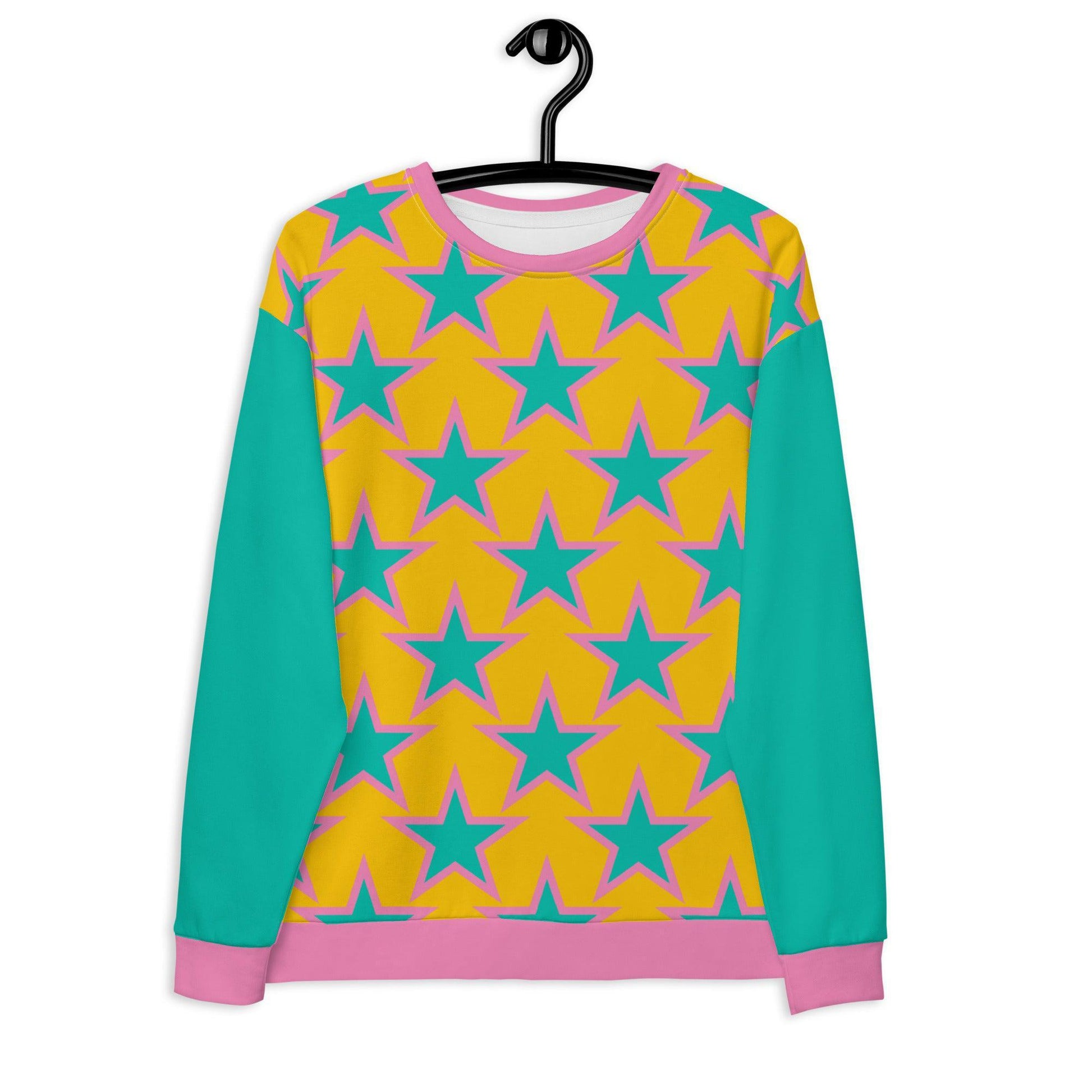 ELLIE STAR yellow - Unisex Sweatshirt  (recycled) - SHALMIAK