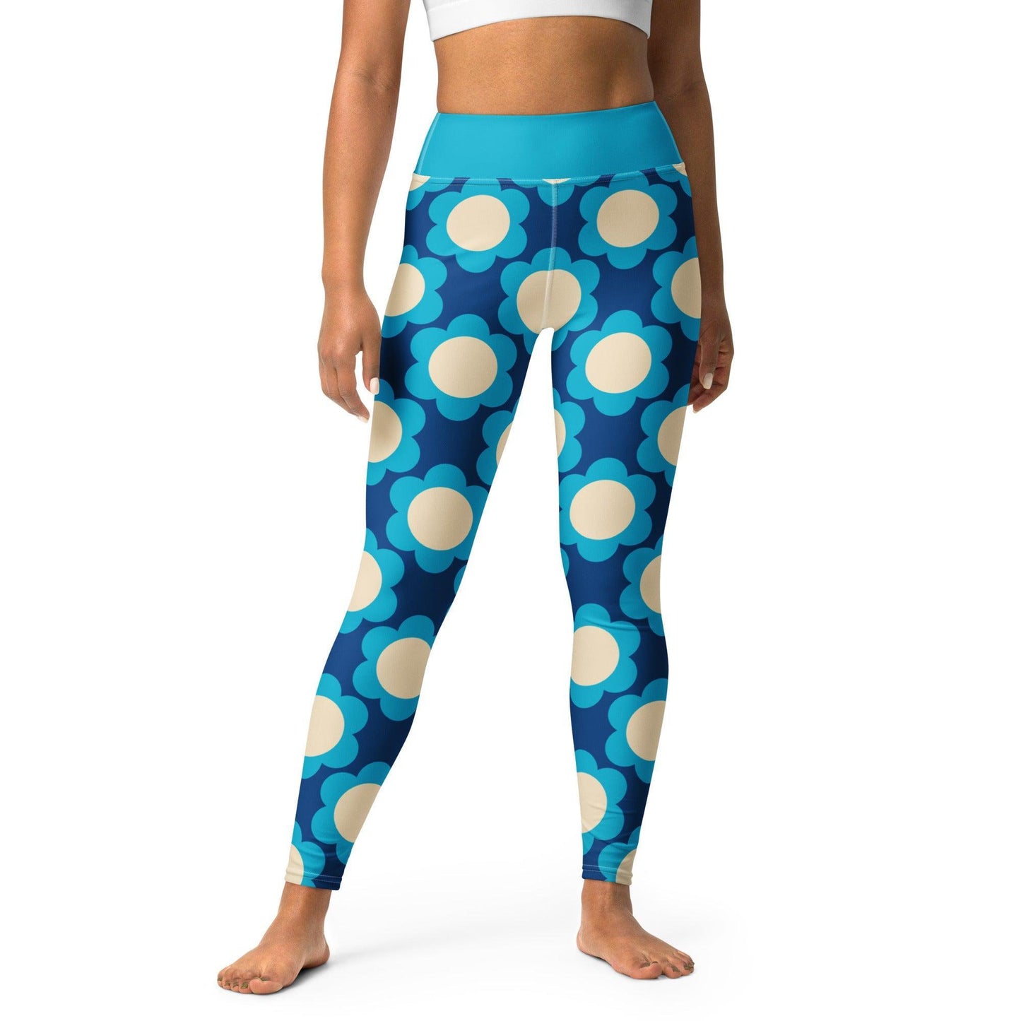 ELLIE blue -2- Yoga Leggings - SHALMIAK